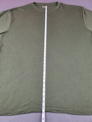 Galaxy Men’s 5XL Green Waffle Thermal T-shirt Long Sleeve Cotton/Polyester