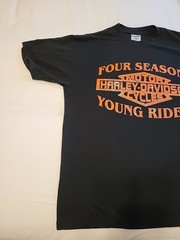 Harley Davidson Tee Shirt Men’s Size L Four Seasons Young Riders