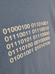 Binary Number Code Shirt Mens Large Blue 0100100 Short Sleeve Tee Y2K Unbranded