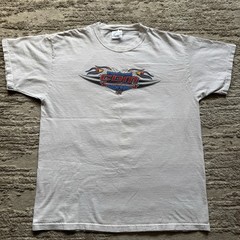 Vintage CDM Dirt Motorsports Tee Men’s XL Racing Dirt Track White 2013 Race Car