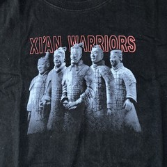 Vintage Xi’an Warriors T Shirt Size XXL Black Terracotta Army Chinese
