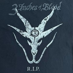 3 Inches Of Blood RIP The Final Shows Tshirt Mens Black Heavy Metal Band Tee – S
