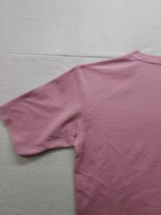 Uniqlo Men T Shirt M Dusty Pink Oversized Short Sleeve Crew Neck Knit Regular