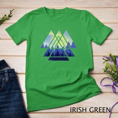 Geometric Triangle Outdoor Trees Forest Wildlife Nature T-Shirt Unisex T-shirt