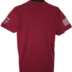 Valhalla Awaits T Shirt Mens Size Large Red 5.56 High Ready Tactical Skull