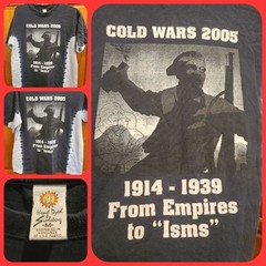 Rare Cold Wars 1914-1939 Empires To Isms Sun Dog Tie Dye Protest Shirt Medium