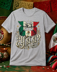 ¿Y Si Sí? Mexican Shirt Flag Football Fan Graphic Tee