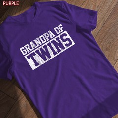 Twins Grandpa Grandfather T-Shirt Special Gift For Men, Dad, Tee Gift