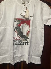 LACOSTE SPORT T-Shirt SIZE 5 / M Chemise Crew Neck Tee CROC