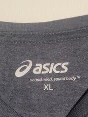 ASICS Men’s Sound Mind Sound Body Athletic T-Shirt Heather Grey Training Gym Tee