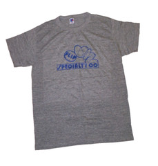 80s DEADSTOCK Vintage Tri-Blend Rayon Russell Athletic T-Shirt USA Medium FLIP