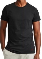 3 POLO RALPH LAUREN MENS 1XL TO 4XL BIG & TALL WHITE BLACK STRETCH CREW T-SHIRTS