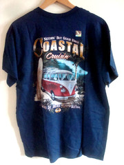 Men’s Tall Graphic T-Shirt Coastal Cruisin Size XLT Navy NEW