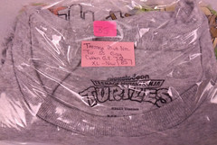Teenage Mutant Ninja Turtles SS Gray Cotton Graphic Print T Shirt Size XL – New