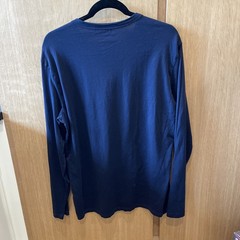 Quince Men’s Pima Cotton Long Sleeve Tee Large Navy Blue