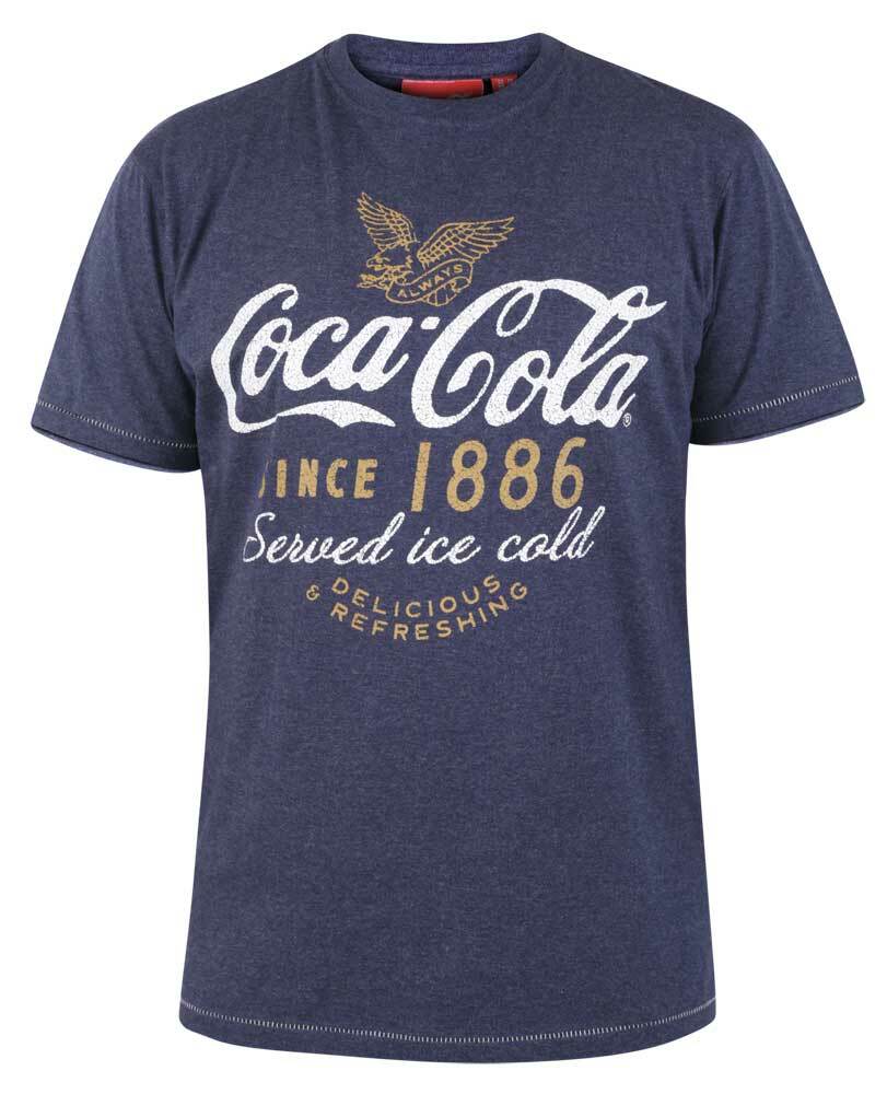D555 Duke Mens Coca-Cola Printed T-Shirt Official Licensed S M XL (601030-R)