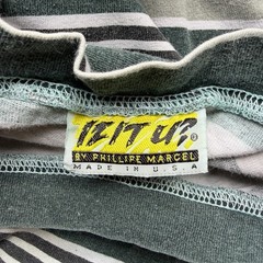 Vintage 90s Phillipe Marcel IZ IT UP Mens XL Shirt Striped Surf USA Made