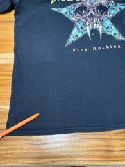 Metallica King Nothing T-Shirt XL Pushead Skull Faded Charcoal Boxy Band Tee
