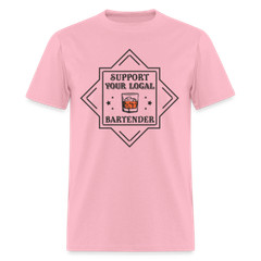 Support Your Local Bartender T-Shirt (Drinking Graphic Tee Shirt)