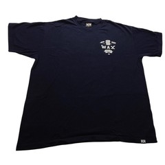 101 Wax Vault Graphic T-Shirt Men’s XL Navy Blue Vinyl Record Music Tee Cotton