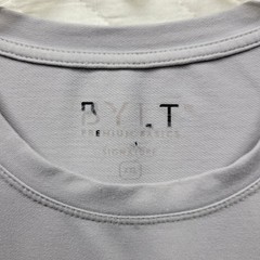BYLT Shirt Men XXL Gray Signature Basic Tee Workout Athleisure Casual Neutral