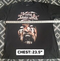 KING DIAMOND The Puppet Master Licensed Black Metal T-Shirt. XL (NV) Preowned