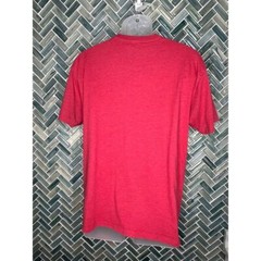 MENS REEL LIFE LARGE RED GRAPHIC LOGO SOFT SHORT SLEEVE SOFT CREW NECK T SHIRT