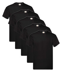 Fruit Of The Loom 61082 Men’s Original Crew Neck Tee 5 pack T-Shirts