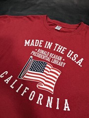 Vintage Ronald Reagan Presidential Library Made in Usa T-shirt Size 2XL