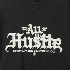STREETWISE All Hustle T-Shirt Men’s 3X, 5X Tee Black Urban Streetwear Hip Hop