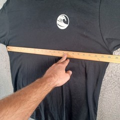 Next Level Apparel Mens Black T-Shirt Size 2XL Hippie Van New Age Zen Wave Soft
