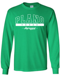 Plano Texas State T-Shirt Long Sleeve Graphic Tees Unisex Apparel
