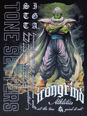 Irongrind Athletics Dragon Ball Z Piccolo Graphic Tee Black XL