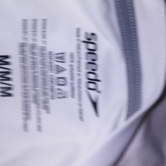 Speedo T Shirt Mens Medium Solid White Quick Dry UPF 50+ Long Sleeve Athletic