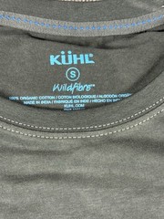 Kuhl Shirt Men Small Cotton Gray Hiking Trek Mountain New