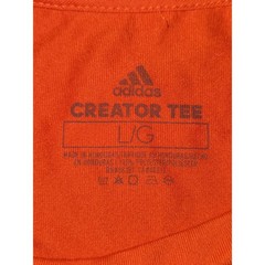 Adidas Men’s Creator Tee Sneaker Impact Graphic T Shirt Orange SZ L
