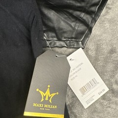 Maxi Milian XL New With Tags Vinyl Sleeves 74 Logo Black Men’s Style 143TE06L