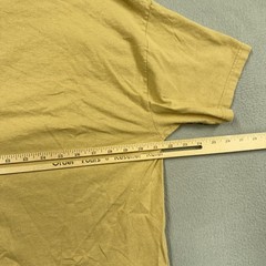 Vintage Hanes Shirt Mens Large Beige Miami Wellness Graphic T-Shirt Tee School