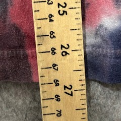 Death Wish Tie Dye T Shirt Red Navy Blue Spiral Logo Short Sleeve Men’s Small