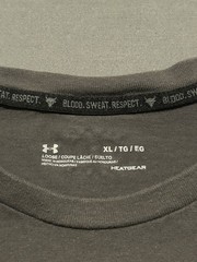 Under Armour Shirt Mens XL Gray Project Rock Brahma Bull Ombre Loose Fit