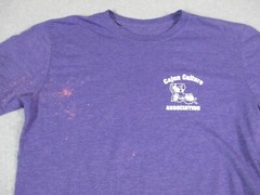 Solid Purple T-Shirt Men’s Cajun Culture White Logo No Tags Soft Material