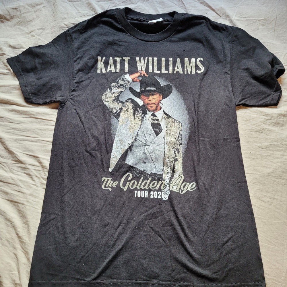 Katt Williams T-Shirt Mens Medium Black The Golden Age Tour 2026 Tee