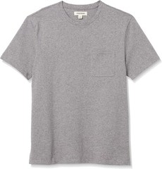 Goodthreads Men’s Heavyweight Oversized Short-Sleeve Crewneck/Pocket T-Shirt S
