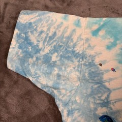 Vintage 1992 Coral Reef Aquatic Paradise Liquid Blue T-Shirt Men XL Tie Dye Fish