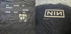 Nine Inch Nail NIN Peel It Back Tour 2026 Lyric Somewhat Damaged T-shirt S-5XL