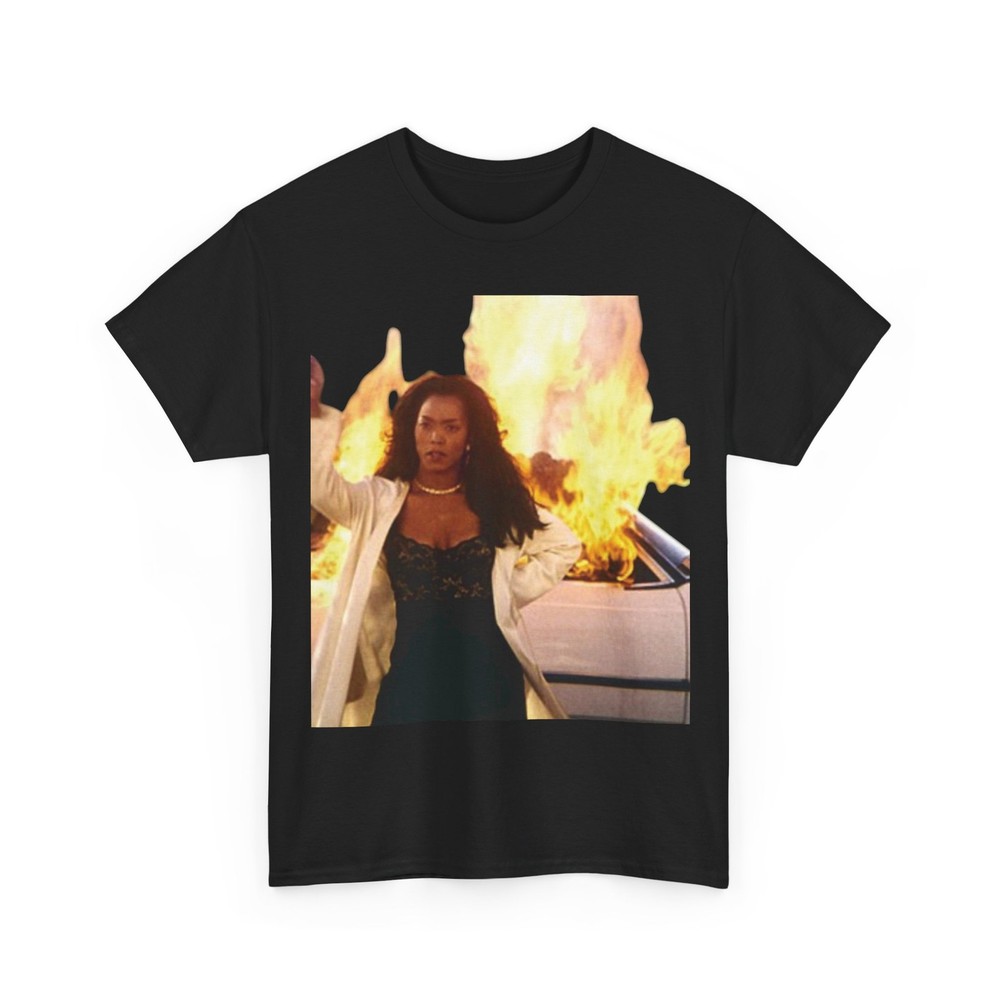 Classic Movie Scene Shirt Bold Graphic Tee Cotton Casual Retro T-shirt