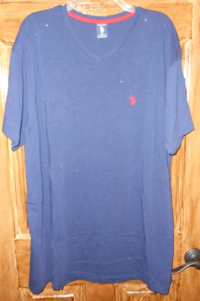 US Polo Assn Stretch Men’s Short Sleeve Dual Blend Navy T-Shirt XL 9882 – EUC!
