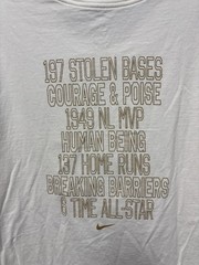 Nike Baseball 1947 Jackie Robinson 42 White T-Shirt Men’s Size L