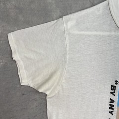 A1 Vintage 90s Malcolm X By Any Means Necessary T Shirt Adult Mens XL White Mens