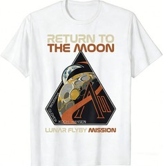 Vintage Artemis II Return to The Moon Mission Patch 2026 Gift Unisex T-Shirt